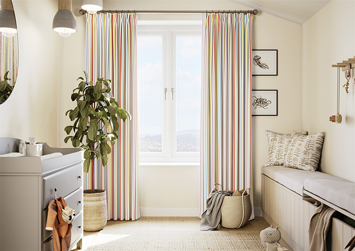 The British Stripe Co. Catherine, Brighton No.1 - Made to Measure Curtains - Image 3